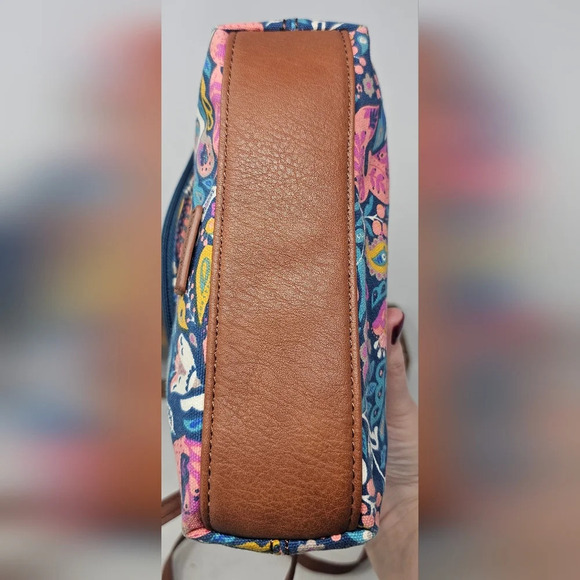 Sakroots Pacific Mini Qual Paisley Foldover Crossbody - Picture 8 of 16